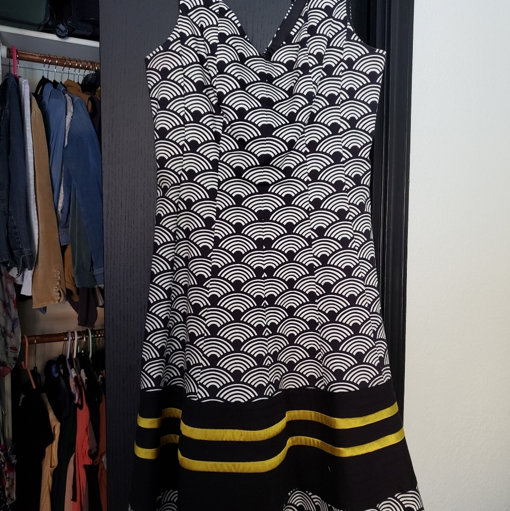 Art Deco pattern dress